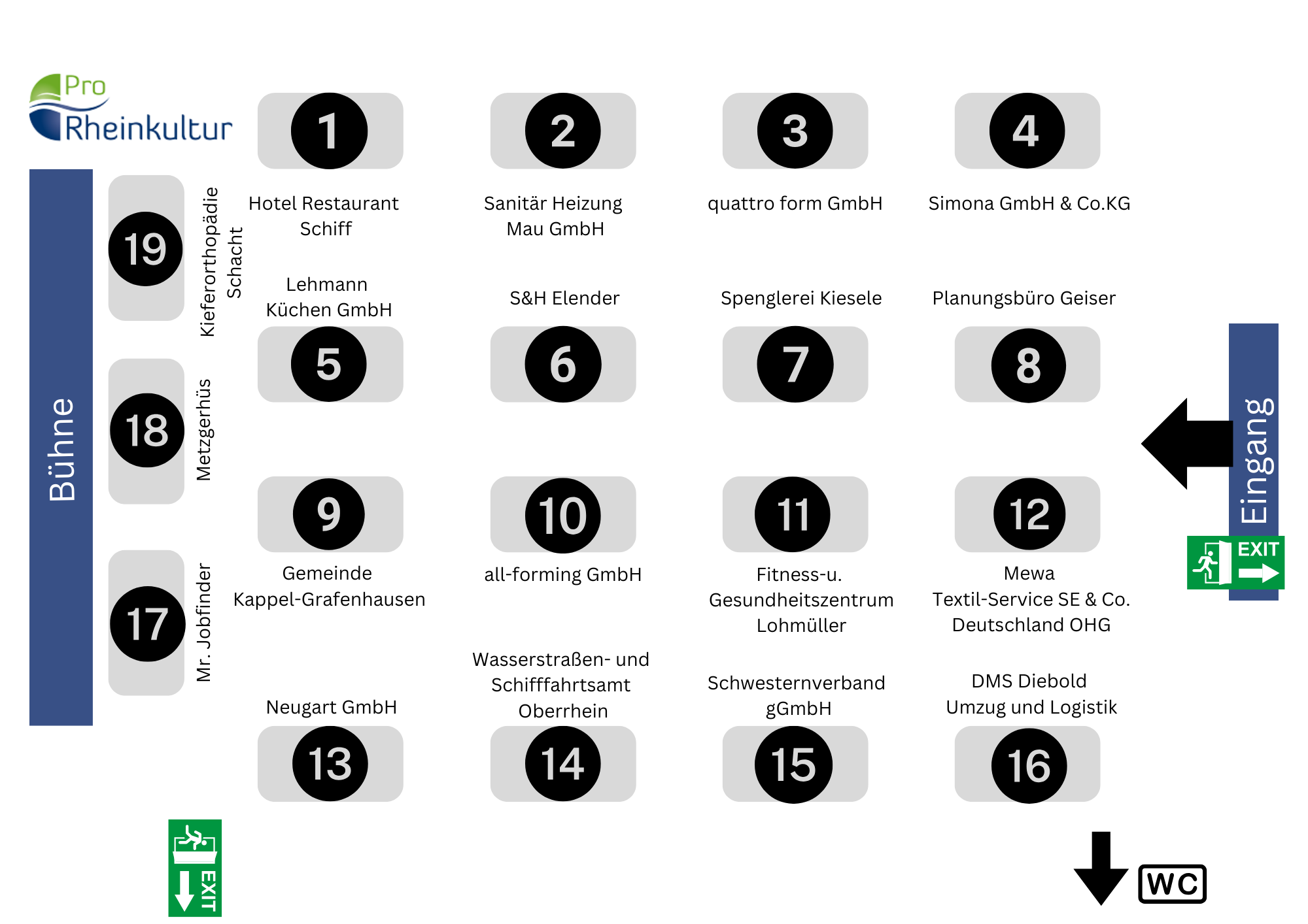Lageplan Jobmesse 2026